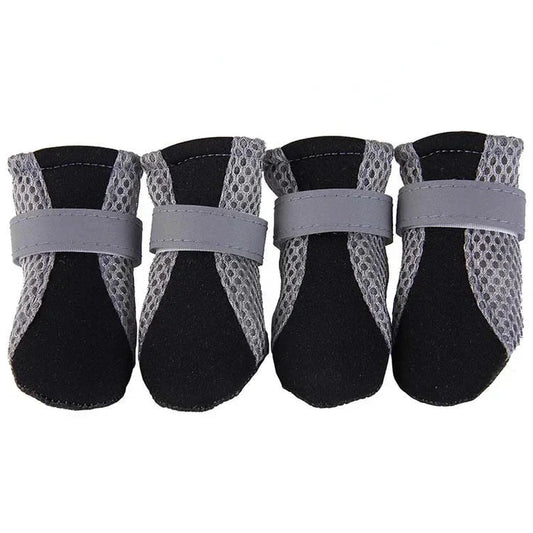 Waterproof Dog Shoes with Non-Slip Sole – Breathable Mesh for All Seasons